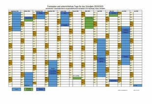 Ferienplan 2024/2025